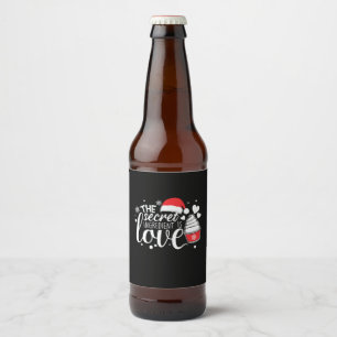 Xmas The Secret Ingredient Love Beer Bottle Label