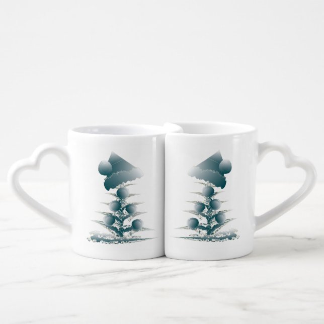 Xmas tree coffee mug set (Front Nesting)