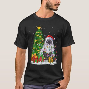 Xmas Tree Family Matching Santa Himalayan Cat Chri T-Shirt