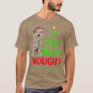 Xmas Tree Is This Jolly Enough English Setter Chri T-Shirt