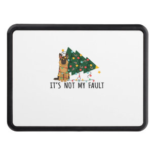 Xmas Tree It Is Not My Fault German Shepherd Dog C Hitch Cover