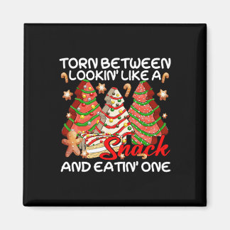 Xmas Tree Torn Between Lookin Like A Snack Cake Pa Magnet