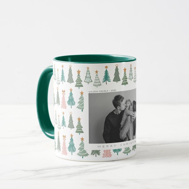 Xmas Trees Colored Noel Christmas Mug (Creator Uploaded)