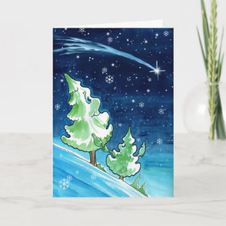 Xmas Trees Holiday Card