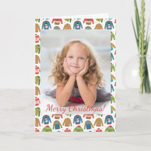 Xmas Ugly But Cute Ugly Christmas Sweaters Photo Note Card