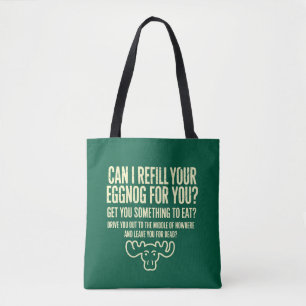 Xmas Vacation Can I Refill Your Eggnog for You Tote Bag