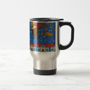xmas witch Befana Travel Mug