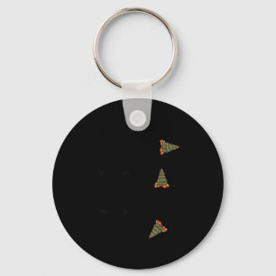 Xmas Ymas Zmas Tree Math Nerd Christmas  Keychain