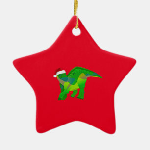 Xmasaurs Ceramic Ornament