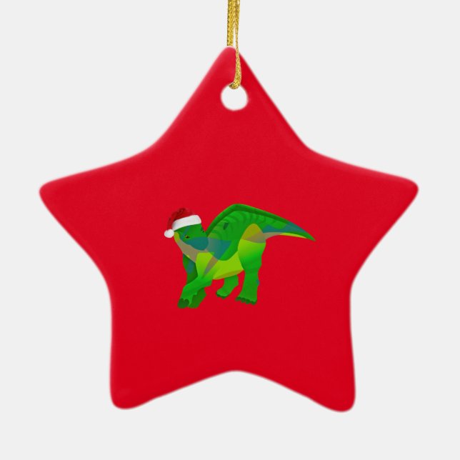 Xmasaurs Ceramic Ornament (Back)