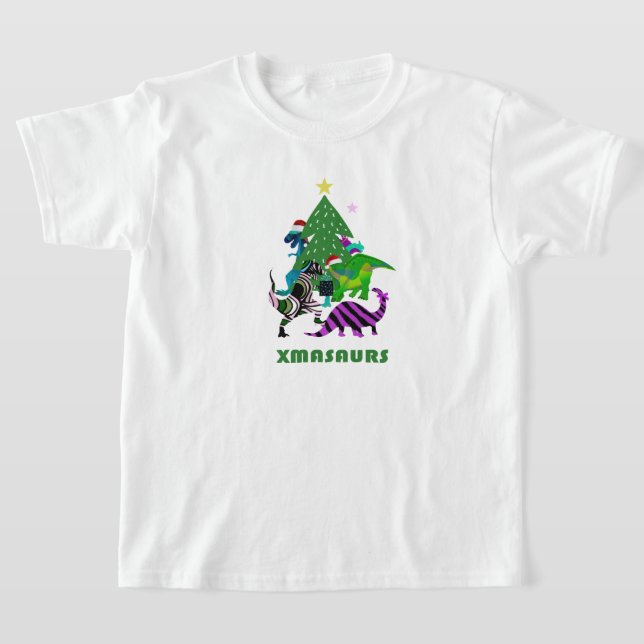 Xmasaurs T-Shirt (Laydown)