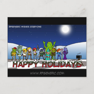 XMasCard RPG Holiday Postcard