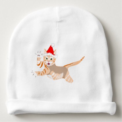 xmascat baby beanie