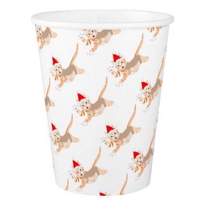 xmascat paper cup