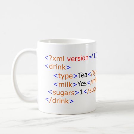 Xml Programming Tea Mug