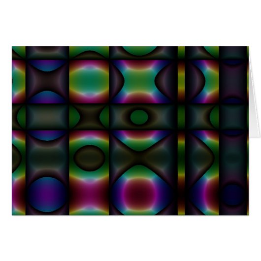 XO Abstract Digital Art Cards (Front Horizontal)