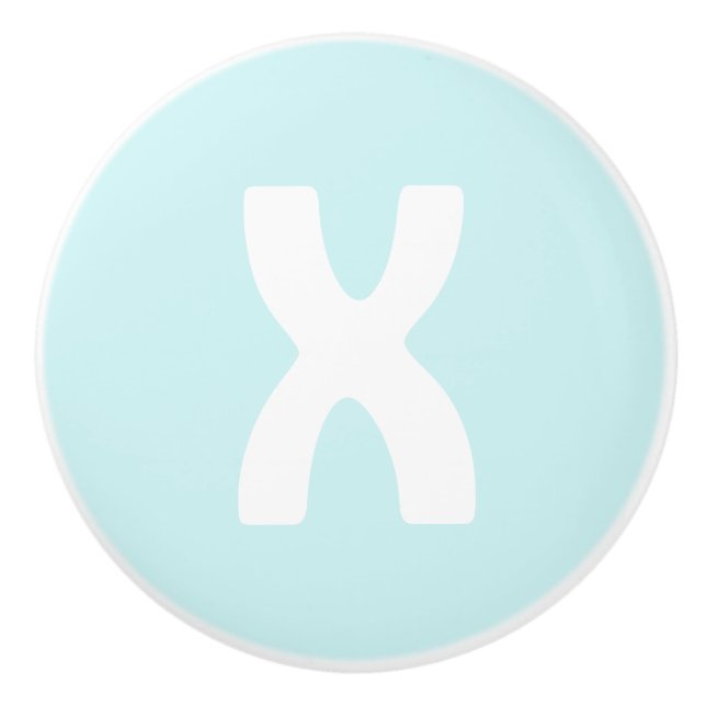 XO Ceramic Knob (X)- Choose your color! (Front)