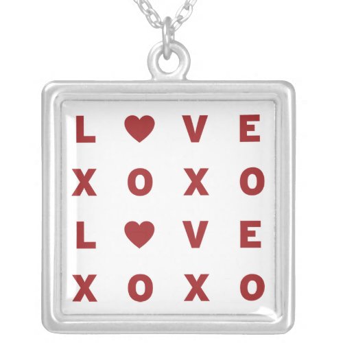 XO Love Valentine Necklace
