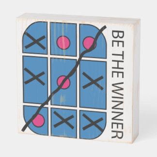XO THE WINNER WOODEN BOX SIGN