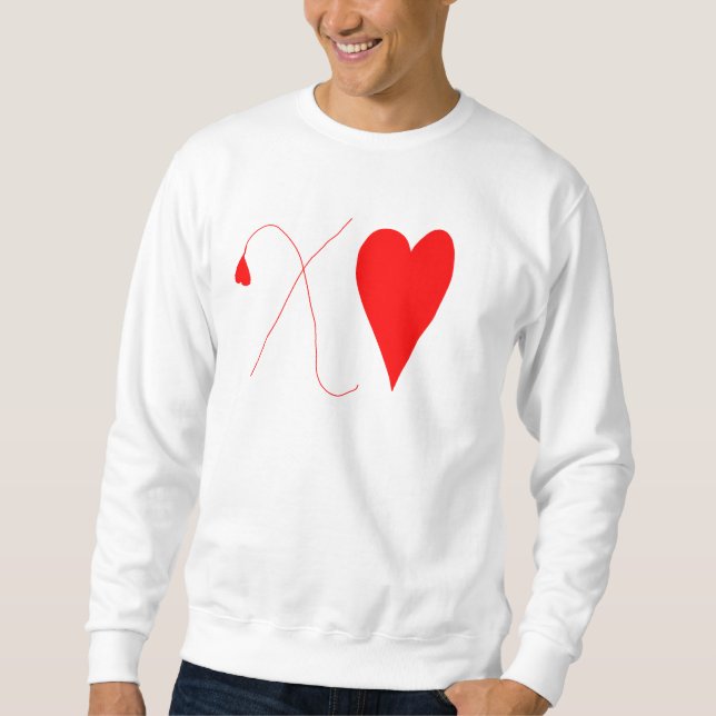 XO valentines day design Sweatshirt (Front)