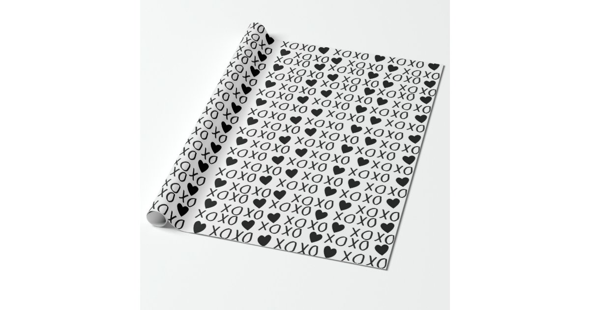 Valentine Wrapping Paper Love Pattern Stock Illustration 2197755533