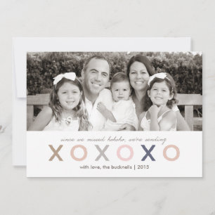 XO XO Late Christmas Card