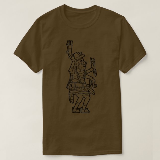 Xochiquetzal Aztec Goddess Nahuatl Mayan Inca Tolt T-Shirt (Design Front)