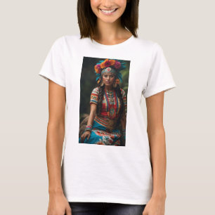 Xochiquetzal - Aztec Goddess of Love and Beauty T-Shirt