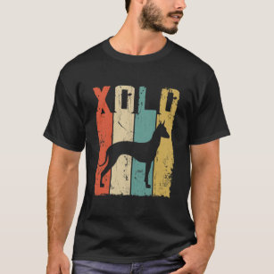 Xolo Xoloitzcuintle Mexican Hairless Dog Vintage R T-Shirt