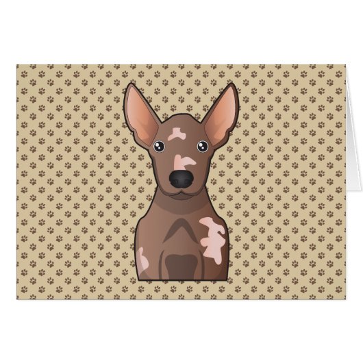 Xoloitzcuintli Cartoon Cards (Front Horizontal)