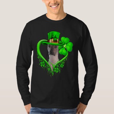 Xoloitzcuintli Dog St Patricks Day Lover Irish Sha T-Shirt