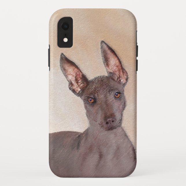 Xoloitzcuintli Painting - Cute Original Dog Art Case-Mate iPhone Case (Back)