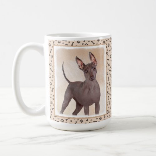 Xoloitzcuintli Painting _ Cute Original Dog Art Coffee Mug