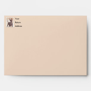 Xoloitzcuintli Painting - Cute Original Dog Art Envelope