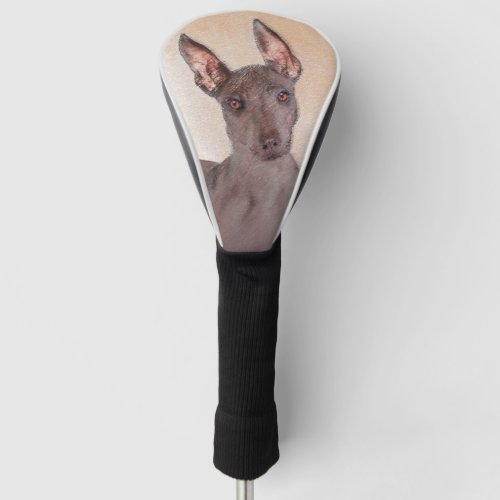 Xoloitzcuintli Painting _ Cute Original Dog Art Golf Head Cover