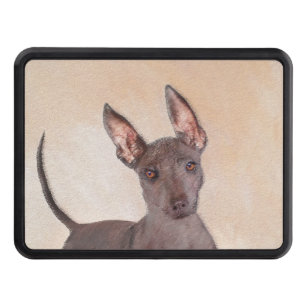 Xoloitzcuintli Painting - Cute Original Dog Art Hitch Cover