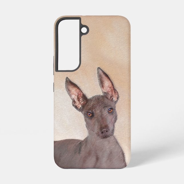 Xoloitzcuintli Painting - Cute Original Dog Art Samsung Galaxy Case (Back)