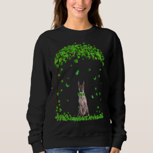 Xoloitzcuintli St Patricks Day Irish Shamrock Dog  Sweatshirt