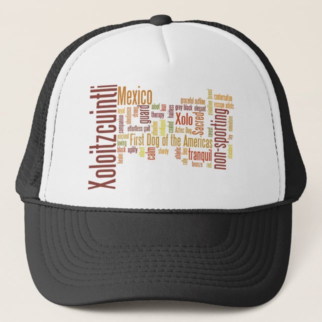 Xoloitzcuintli Trucker Hat (Front)