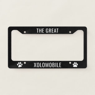 Xolomobile Xoloitzcuintli Xolo Dog Breed License Plate Frame
