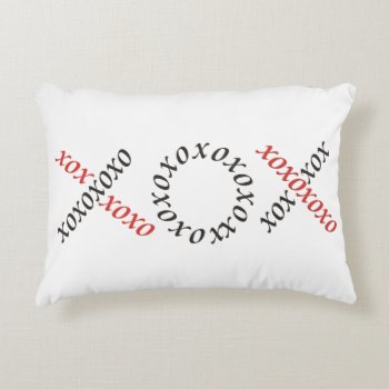 Xox Accent Pillow by LLChemis_Creations at Zazzle