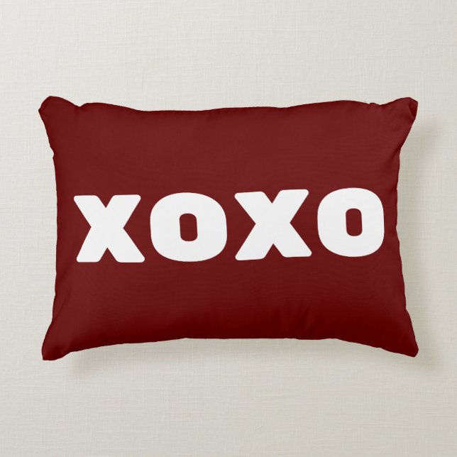 Xoxo Accent Pillow (Front)