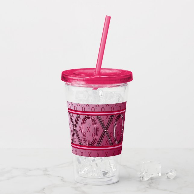'XOXO' Acrylic Tumbler (Back Ice)