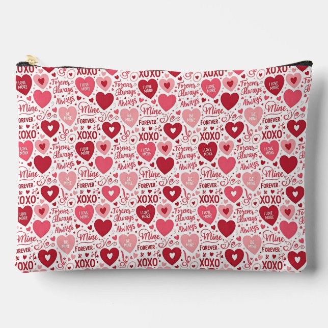 XOXO & Always Be Mine  Accessory Pouch (Front)