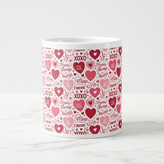 XOXO & Always Be Mine  Giant Coffee Mug (Front)