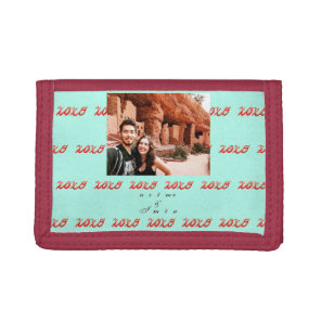 XOXO Custom Photo Tri-fold Wallet