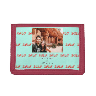 XOXO Custom Photo Trifold Wallet