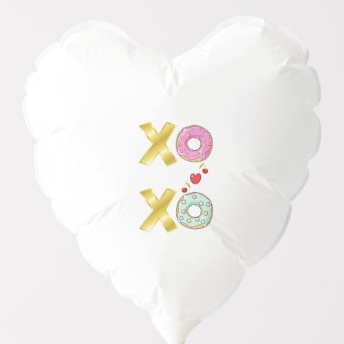 Xoxo Doughnut 2 June Valentines National Donut Day Balloon