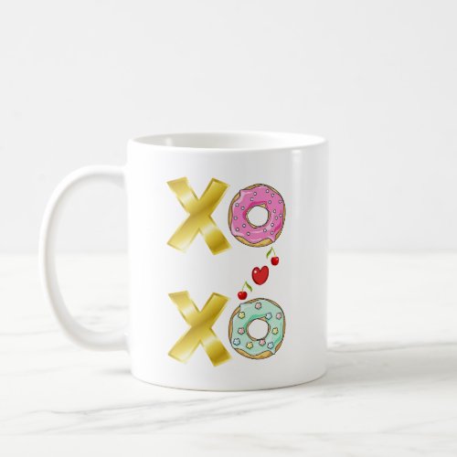 Xoxo Doughnut 2 June Valentines National Donut Day Coffee Mug