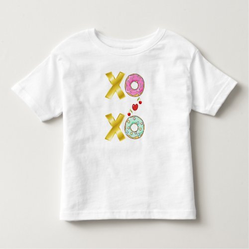 Xoxo Doughnut 2 June Valentines National Donut Day Toddler T_shirt